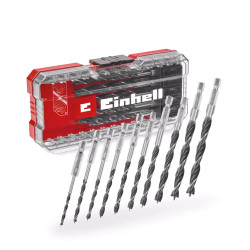 JUEGO DE BROCAS PARA MADERA 10PCS S-CASE LS EINHELL