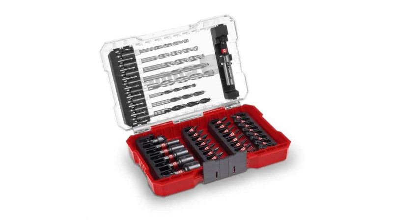 JUEGO PUNTAS DE IMPACTO CON MOSQUETON 10PZS EINHELL