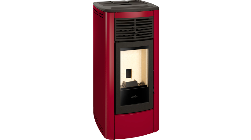 ESTUFA PELLET SHARA 8KW ROJO IMPERIAL FERLUX ESTUFA PELLET SHARA 8KW ROJO IMPERIAL FERLUX