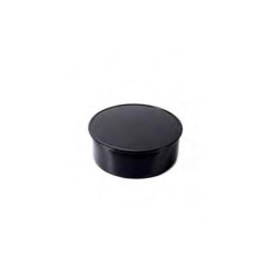TAPA ESTUFA VITRIFICADA NEGRA 100mm