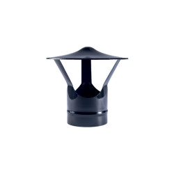 SOMBRERETE CHINO VITRIFICADO NEGRO 200mm