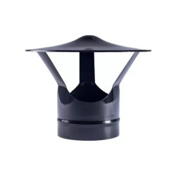SOMBRERETE CHINO VITRIFICADO NEGRO 150mm