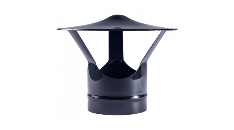 SOMBRERETE CHINO VITRIFICADO NEGRO 110mm SOMBRERETE CHINO VITRIFICADO NEGRO 110mm