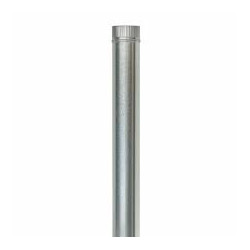 TUBO ESTUFA GALVANIZADO 120mm 1m (0.8mm)