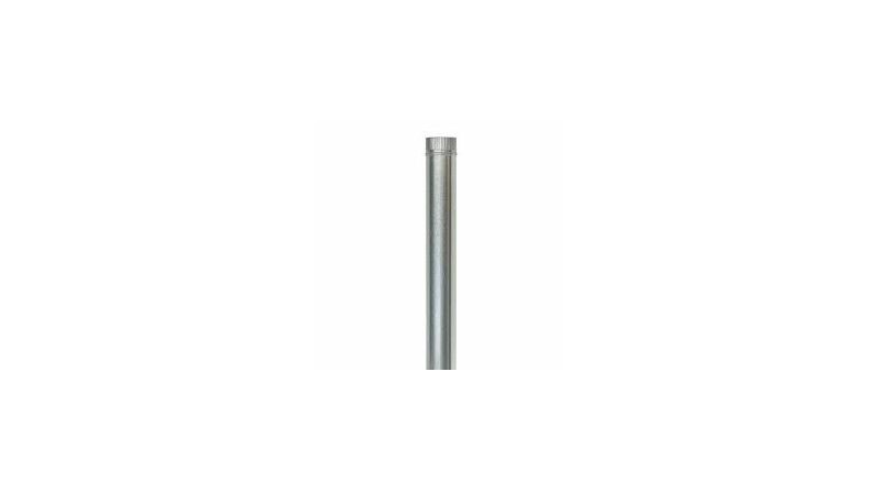TUBO ESTUFA GALVANIZADO 120mm 1m (0.8mm) TUBO ESTUFA GALVANIZADO 120mm 1m (0.8mm)