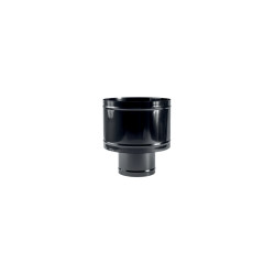 SOMBRERETE ANTIRREVOCANTE VITRIFICADO NEGRO 100mm