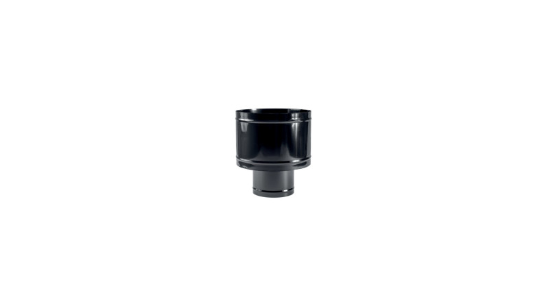 SOMBRERETE ANTIRREVOCANTE VITRIFICADO NEGRO 100mm SOMBRERETE ANTIRREVOCANTE VITRIFICADO NEGRO 100mm