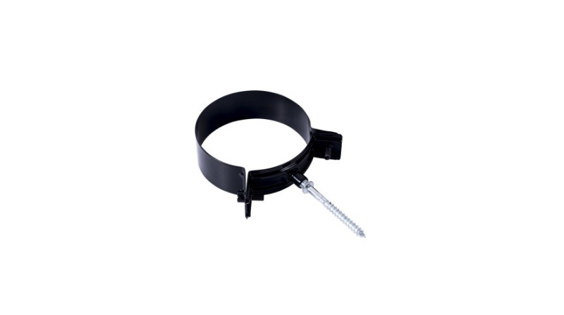 ABRAZADERA TUBO M8 VITRIFICADA NEGRO 200mm ABRAZADERA TUBO M8 VITRIFICADA NEGRO 200mm