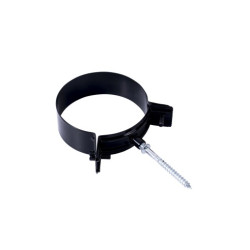 ABRAZADERA TUBO M8 VITRIFICADA NEGRO 100mm