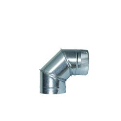 CODO ESTUFA GALVANIZADO 250mm 90º
