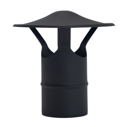 SOMBRERETE CHINO VITRIFICADO NEGRO 120mm