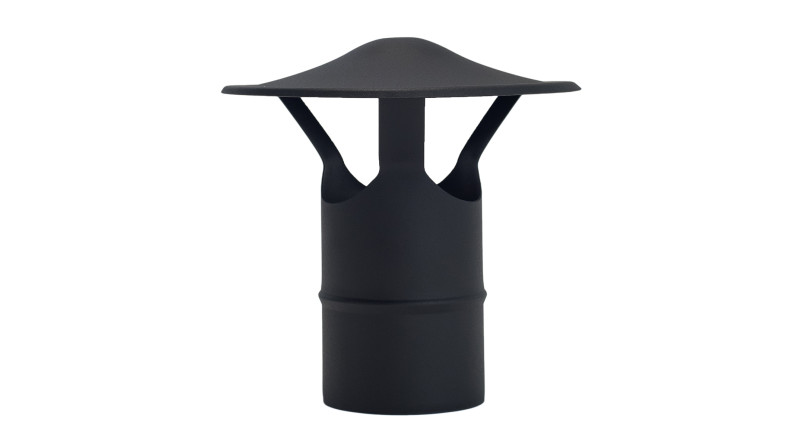 SOMBRERETE CHINO VITRIFICADO NEGRO 120mm