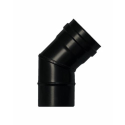 CODO VITRIFICADO PELLET MATE 80mm 45º