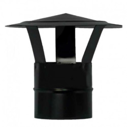 SOMBRERETE CHINO VITRIFICADO NEGRO 100mm