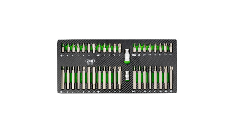 ESTUCHE 42PZS PARA TORNILLOS HEX , 12 CANTOS Y TORX JBM ESTUCHE 42PZS PARA TORNILLOS HEX , 12 CANTOS Y TORX JBM