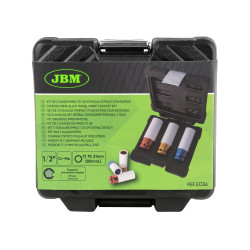 KIT 3 VASOS IMPACTO 1/2 ESPECIAL RUEDAS JBM