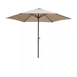 PARASOL ALUMINIO BEIGE