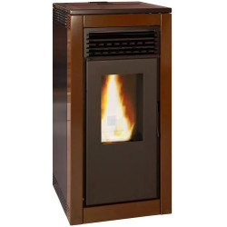 ESTUFA PELLET SELENA 15W MARRON FERLUX