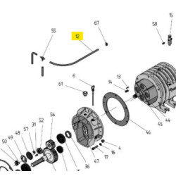 TUBO ENGRASE COMPLETO DEPRESOR HERTELL KD-6.500