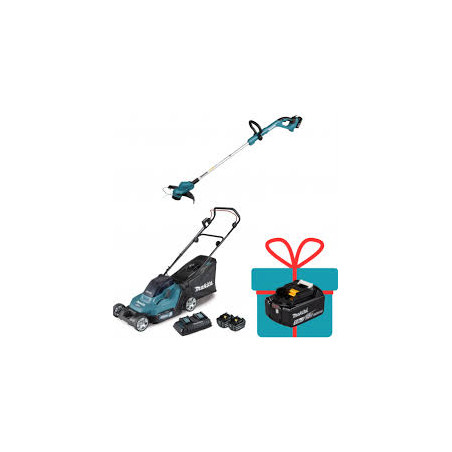 PACK CORTACESPED + DESBROZADORA 18V MAKITA