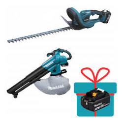 PACK CORTASETOS + SOPLADOR 18V MAKITA
