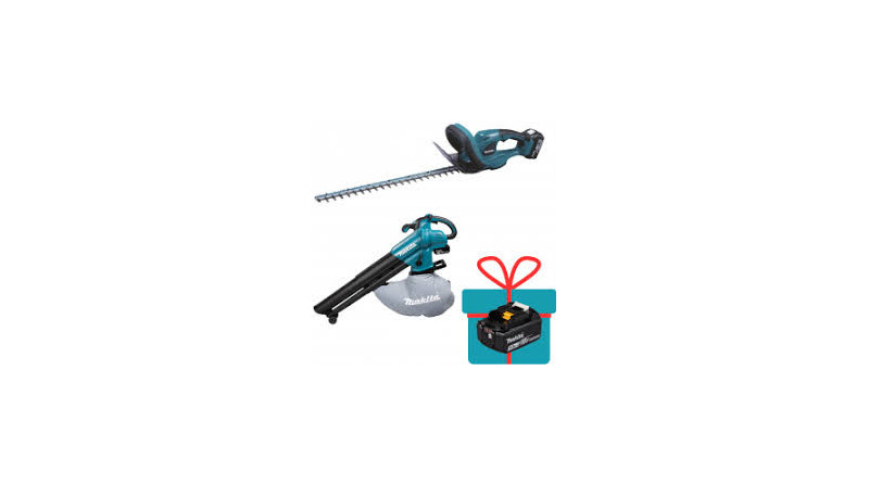 PACK CORTASETOS + SOPLADOR 18V MAKITA