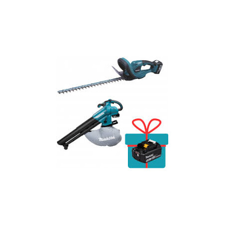 PACK CORTASETOS + SOPLADOR 18V MAKITA