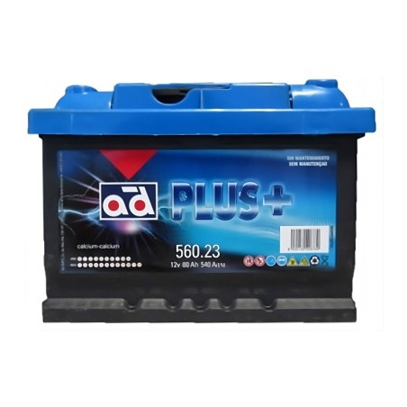 BATERIA ARR 12V/60AH/540A/+DRCH AD PLUS - SUMINISTROS CAMARA