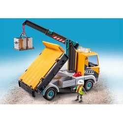 CAMIÓN DE CONSTRUCCIÓN CON GRÚA - SUMINISTROS CÁMARA