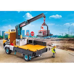 CAMIÓN DE CONSTRUCCIÓN CON GRÚA - SUMINISTROS CÁMARA