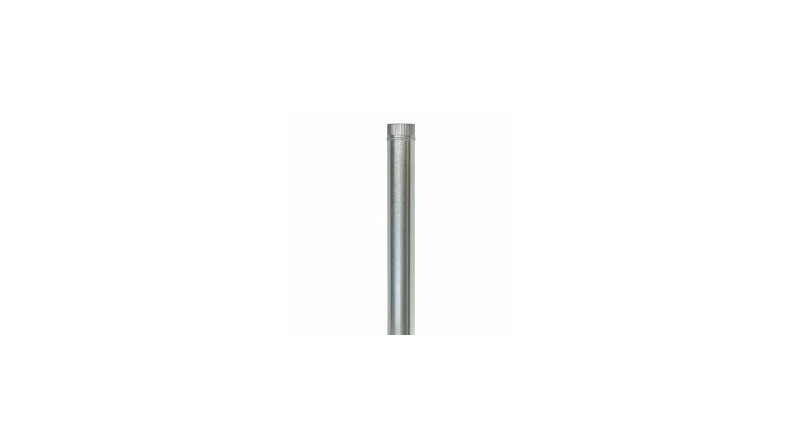 TUBO ESTUFA GALVANIZADO 250mm 1m (0.8mm) - Suministros Cámara