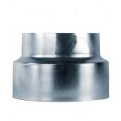 REDUCCION TUBO GALVANIZADO 120-100mm - Suministros Cámara