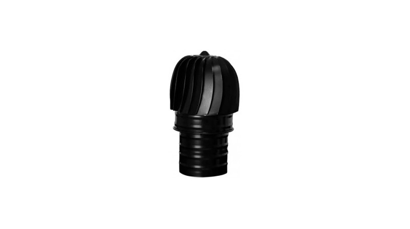 SOMBRERETE EXTRACTOR VITRIFICADO NEGRO 250mm - Suministros Cámara