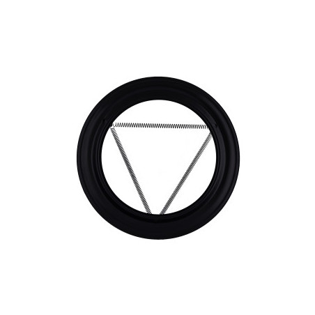 PLAFON ESTUFA VITRIFICADO NEGRO 110mm - Suministros Cámara