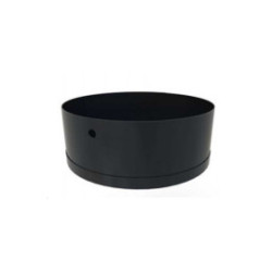 TAPA ESTUFA VITRIFICADA NEGRA 120mm - Suministros Cámara