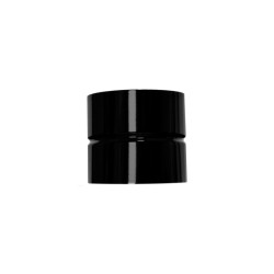 MANGUITO UNION VITRIFICADO NEGRO H-H 100mm - SUMINISTROS CAMARA