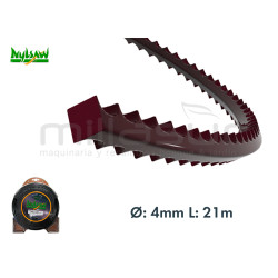 NYLON DIENTE TIBURON 4.00 x 21M - SUMINISTROS CAMARA