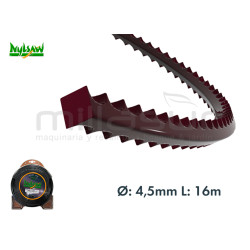 NYLON DIENTE TIBURON 4.50 mm 16M - SUMINISTROS CAMARA