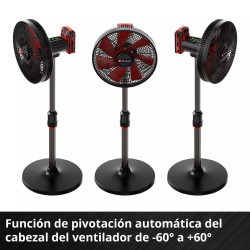 VENTILADOR GIRATORIO GE-CF 18/320 P Li-Solo EINHELL - SUMINISTROS CAMARA