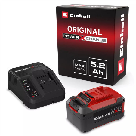 STARTER KIT 18V 5,2Ah PXC EINHELL - SUMINISTROS CAMARA