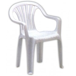 SILLON RESINA BAJO BLANCO - SUMINISTROS CAMARA