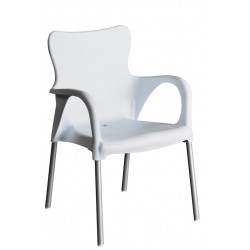 SILLON RESINA BLANCO/ALUMINIO - SUMINISTROS CAMARA