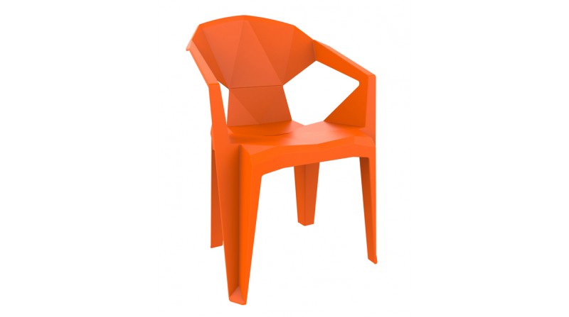 SILLON RESINA NARANJA DELTA