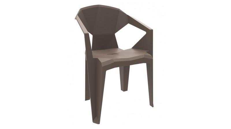 SILLON RESINA CHOCOLATE DELTA