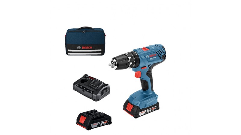 TALADRO ATORNILLADOR BOSCH PROFESSIONAL GSR-18V 21 INCLUYE 3