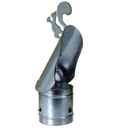 SOMBRERETE FIJO CHINO GALVANIZ