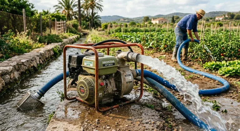 qué es y como usar una motobomba